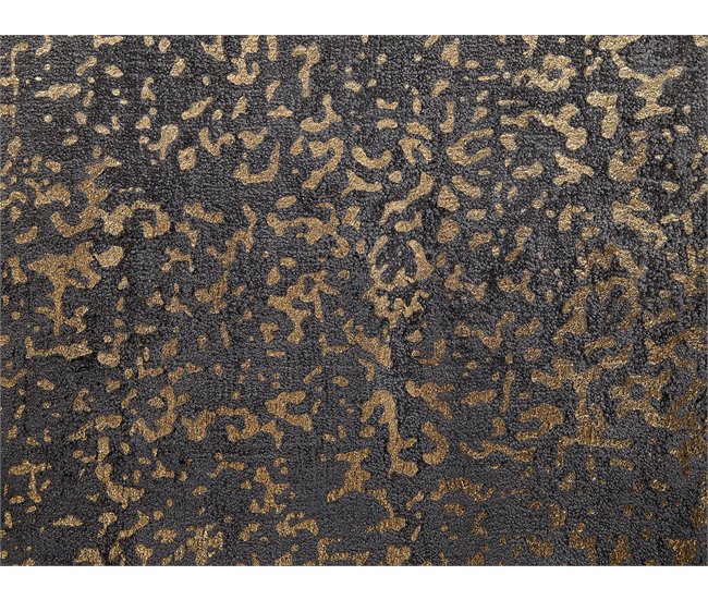 Beliani Alfombra de pelo corto ESEL 140x200 Dorado