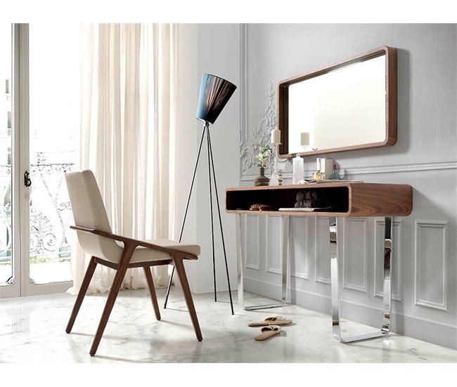 ANGEL CERDA Espejo pared rectangular nogal Nogal