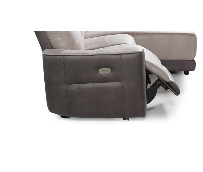 Chaise longue relax eléctrico MOON Gris