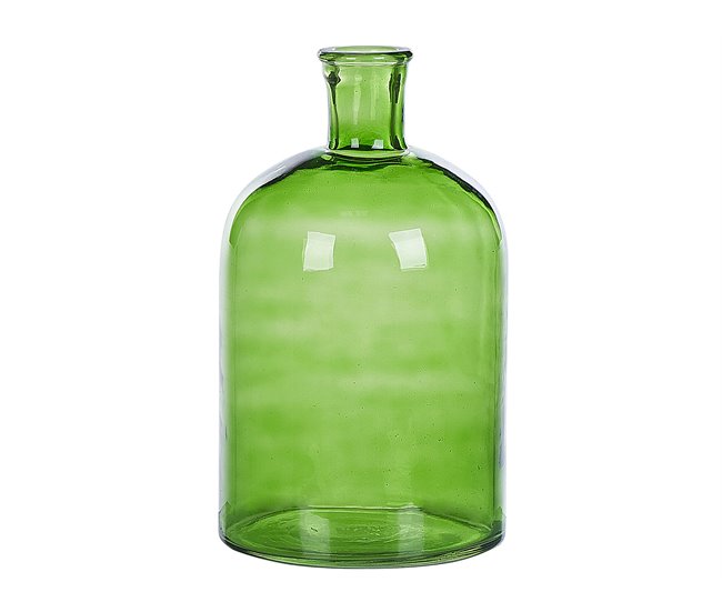 Beliani Jarrón decorativo PULAO Verde