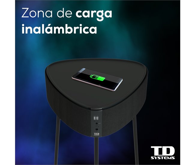 Altavoz Mesa Bluetooth de 20W - TD Systems SM20B11PGC Gris Oscuro