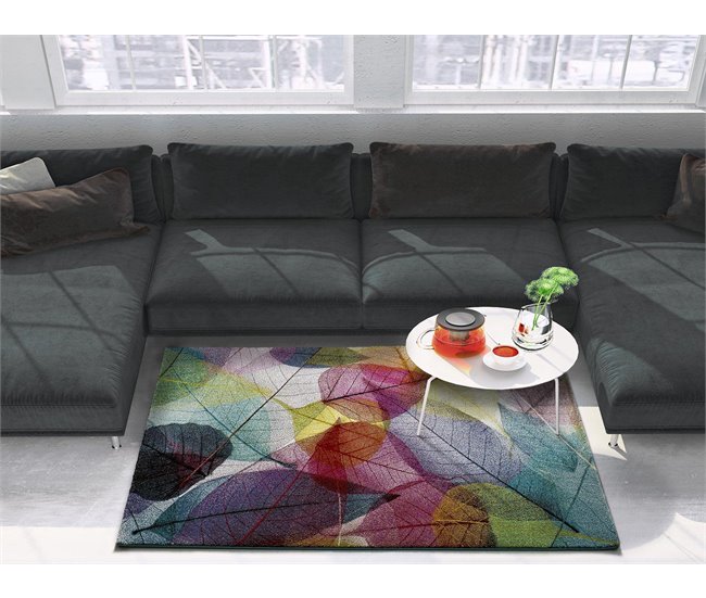 Alfombra con motivos naturales COLORS - ATTICGO 160x230 Multicolor
