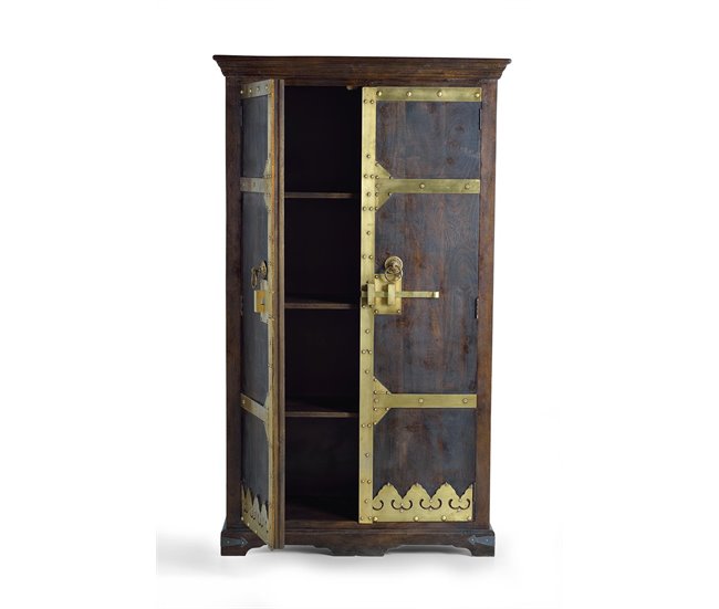 Armario madera y detalles en bronce .GINER Y COLOMER Marron