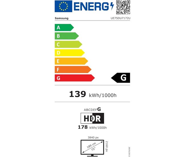 TV SAMSUNG UEDU7172U Smart TV 4K ULTRA HD Negro