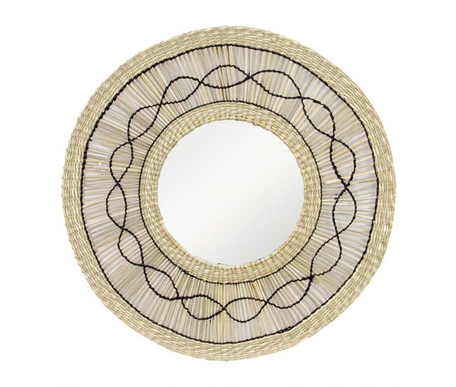 Espejo de Pared en Algas Marinas Thinia Home Natural
