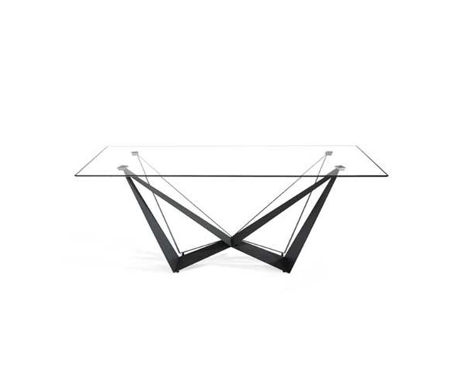 Mesa de Comedor Rectangular - Modelo CALA Transparente