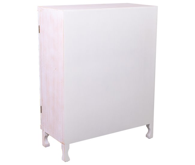 Armario de madera de 2 puertas Blanco
