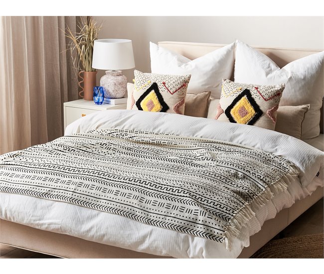 Beliani Manta PANVEL Blanco