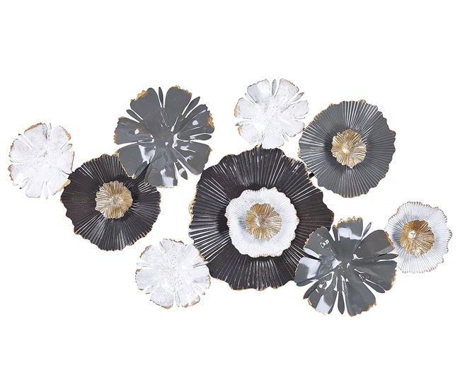 Beliani Decoración de pared POTASSIUM Gris Oscuro