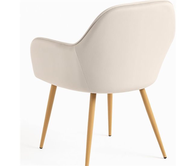 DUPI Sillón de Comedor JAVEA | Pack 2 Unidades Beige