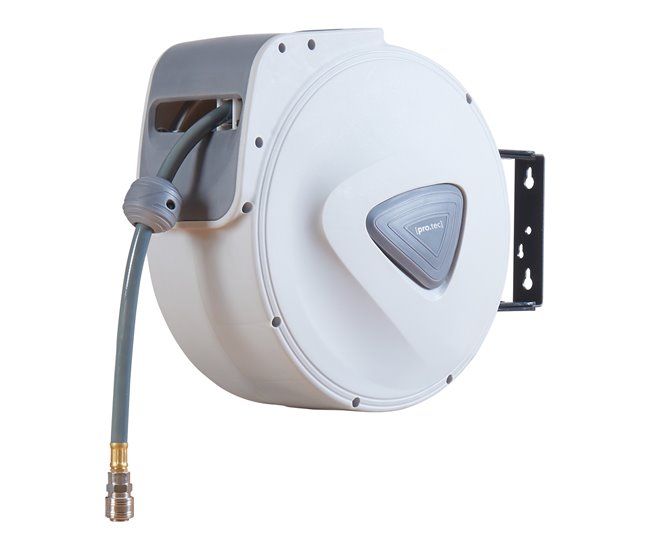 Enrollador de mangueras de aire comprimido Nassau PVC Gris