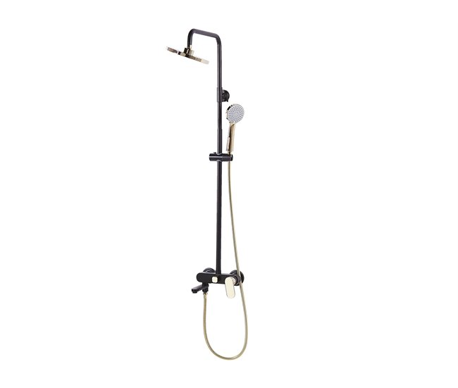 Columna de ducha GURARA 23x36 Negro/ Crema