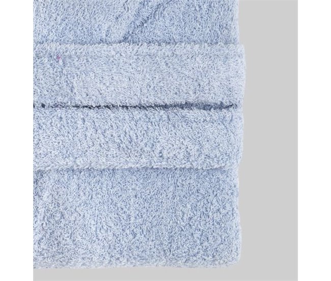 Albornoz Adulto Baño Rizo Azul