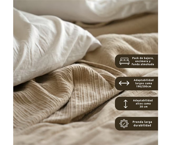 Set dos fundas de almohada polialgodón 