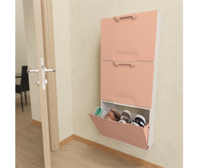 Zapatero SPLASH II 1 puerta 51x40,1x17,3cm Rosa