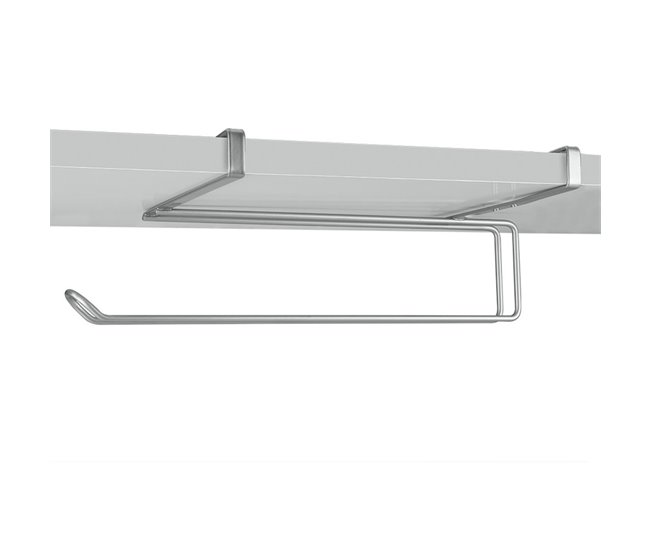 Colgador Rollo Cocina EASY ROLL de Metaltex Plateado
