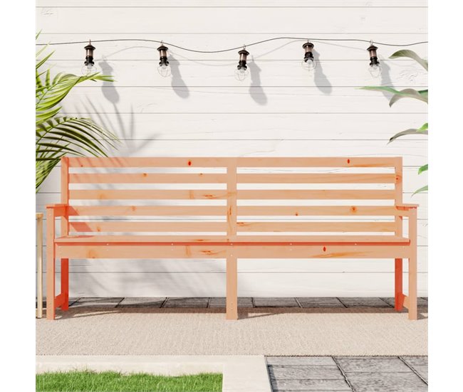 Banco De Jardín 203x48 Blanco