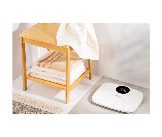 Báscula de baño Adler AD8172W Blanco