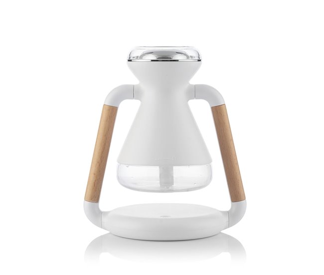 Humidificador Difusor de Aromas y Cargador Inalámbrico 3 en 1 Multicolor