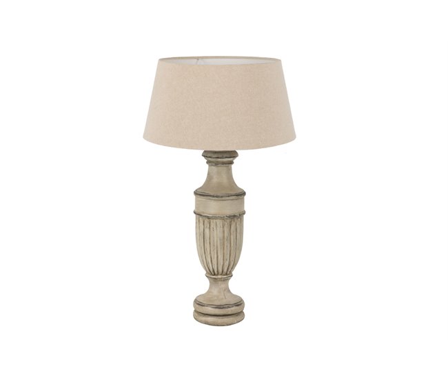 Lampara Madera Adda Home Beige