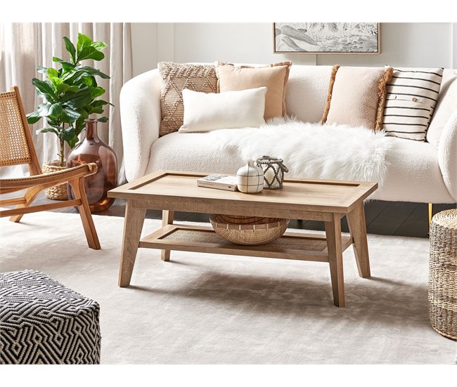 Beliani Mesa de centro SIMLA Marron