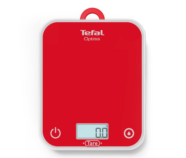 Báscula cocina TEFAL BC50U3 5kg roja Rojo