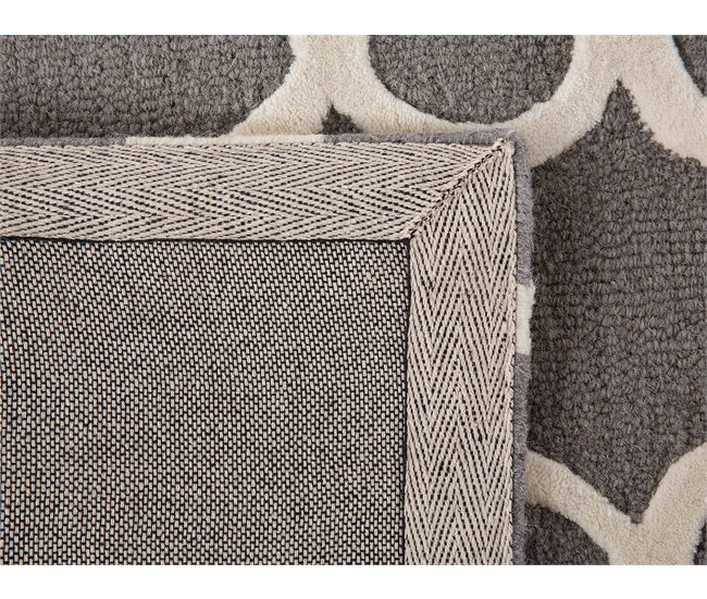 Beliani Alfombra de pelo corto ZILE 160x230 Gris Claro