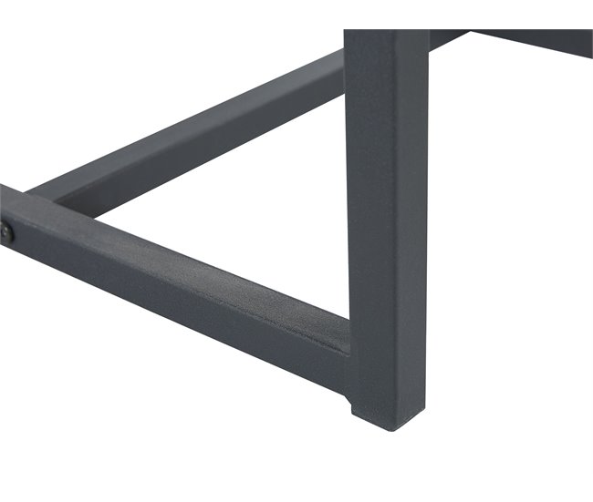 Beliani Conjunto de comedor FLIXTON Marron