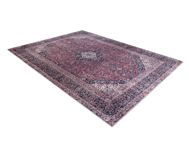 Alfombra lavable ANDRE 2288 Oriental vintage 120x170 Granate