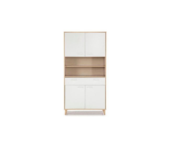 Buffet de cocina JASMINE Blanco/ Madera