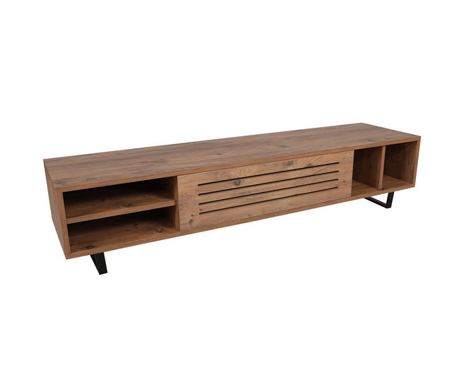 Mesa TV 100% Tablero de aglomerado rechapado en melamina Marron