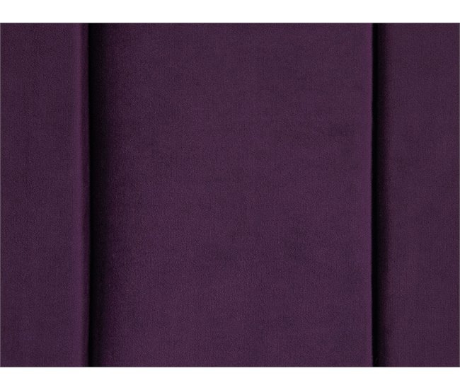 Beliani Cama con somier Terciopelo NOYERS 170x247 Azul Marino