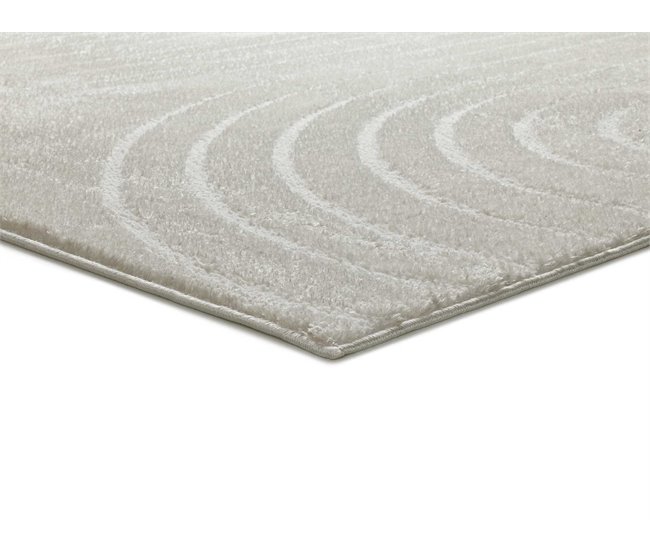 ATTICGO Alfombra con relieve Blanche 120x170 Blanco