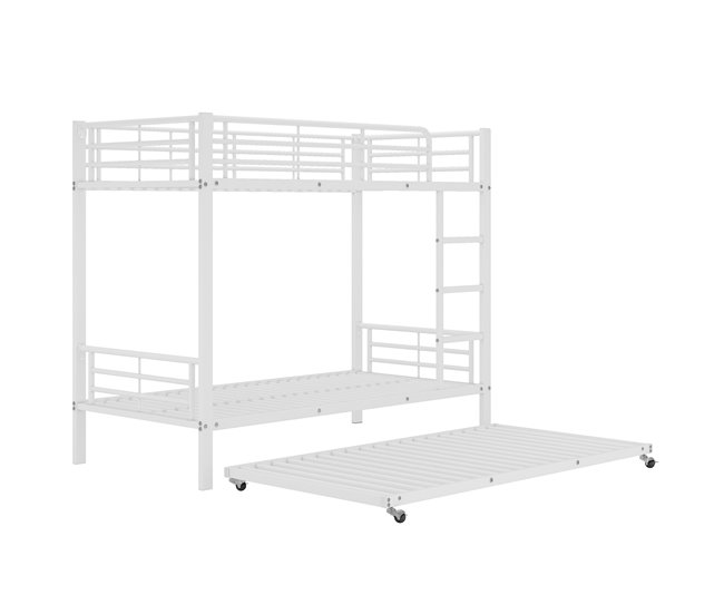 Camas literas 95x204 Blanco