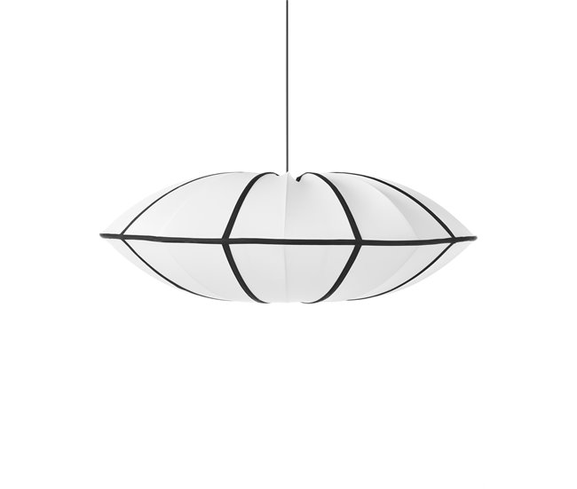 Beliani Lámpara colgante GUASARE Blanco