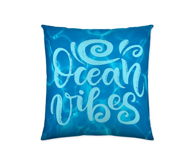 FUNDA DE COJIN VACIO OCEAN VIBES Estampado