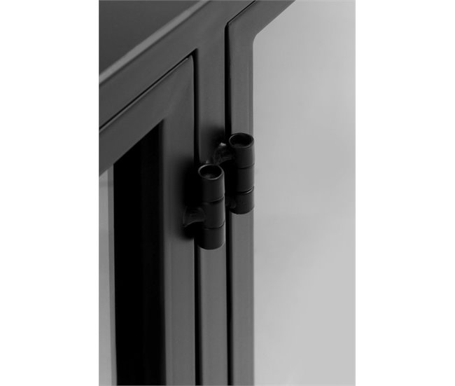 Aparador con puertas Negro