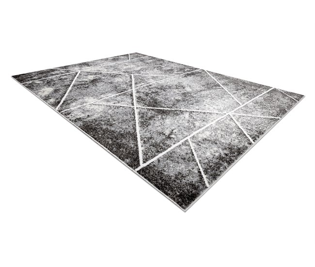 Alfombra MATEO 8031/644 Moderna geométrica Triángulos 240x330 Gris