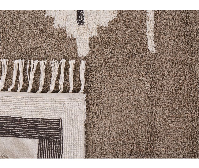 Beliani Alfombra de pelo corto GEYVE 160x230 Beige
