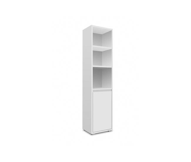 Librería SKIPPER 1 puerta Blanco