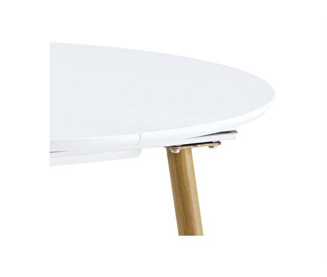Mesa de cocina extensible ARTIC Blanco