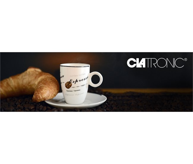 Cafetera Express Clatronic ES 3643 Plateado