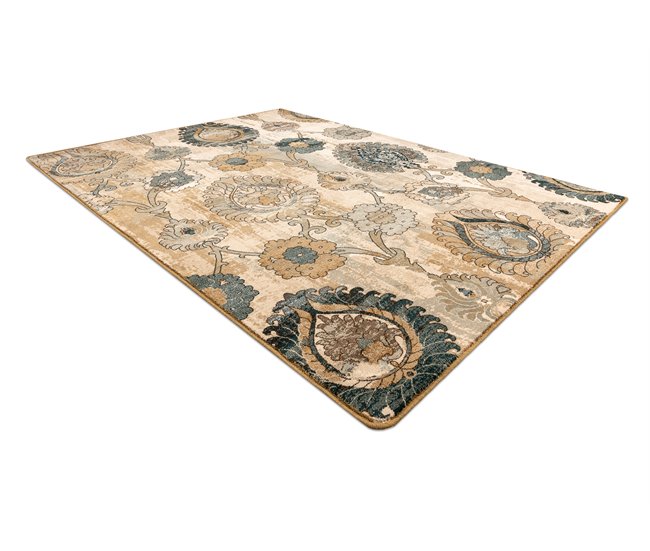 Alfombra de lana POLONIA Olivo Ornamento 235x350 Beige