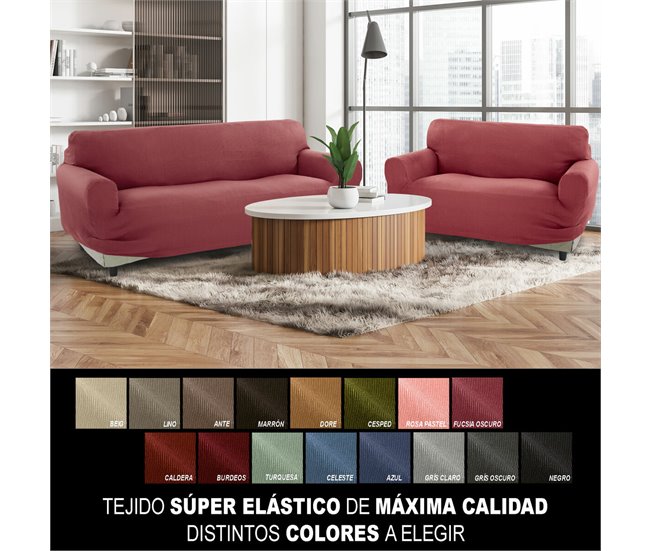 Funda para Sofá Pocket Duo Romeo Fucsia