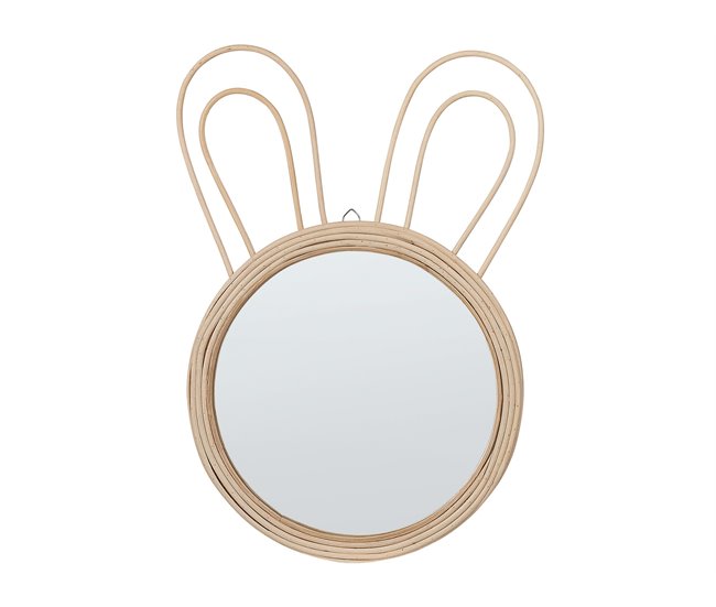 Beliani Espejo decorativo GOLONG Natural