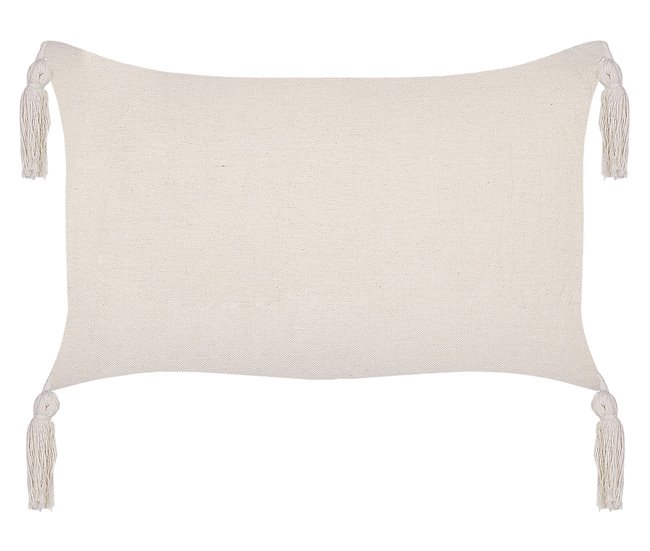 Beliani Cojín decorativo HAKONE 45x25 Beige