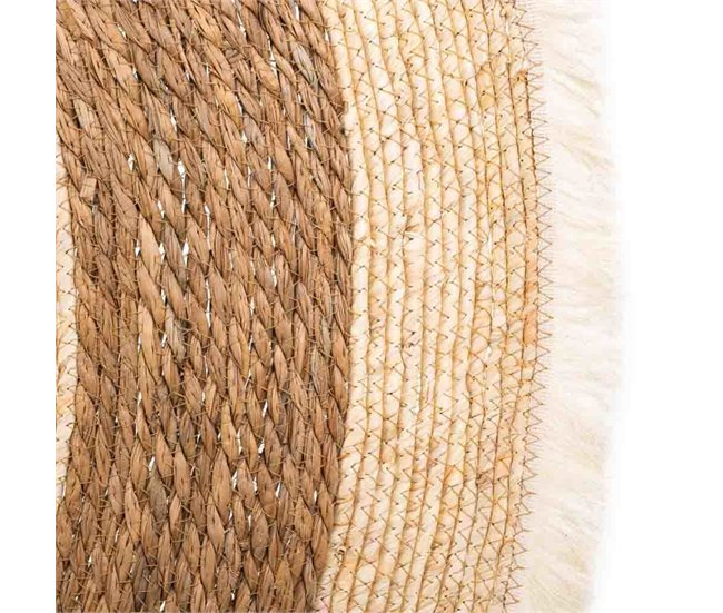 Alfombra fibra natural tejido artesanal Multicolor