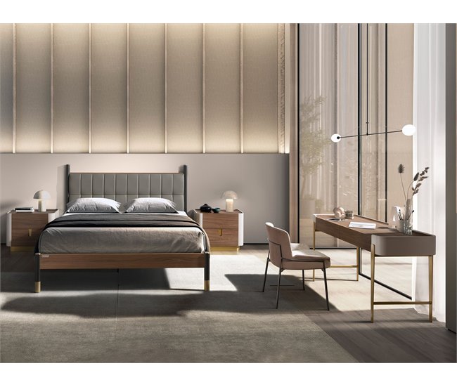 ANGEL CERDA Silla tela y terciopelo Aluminio