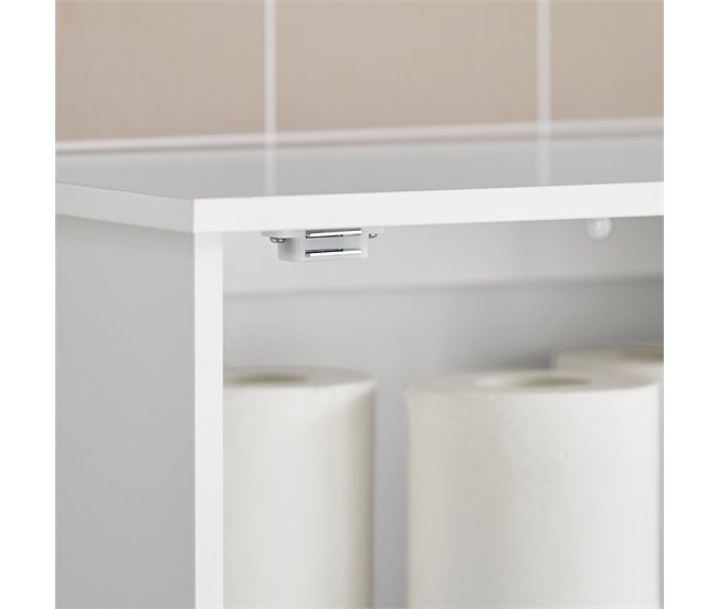 Armario de Pared con 2 estantes BZR19-W SoBuy Blanco
