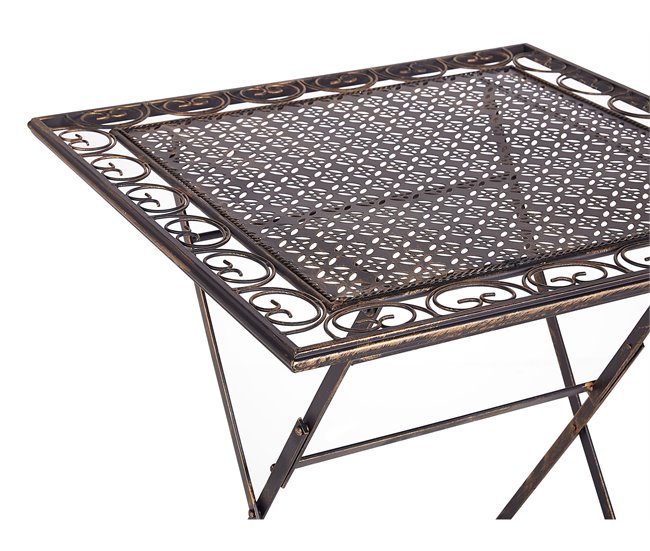 Beliani Conjunto bistro BORMIO Negro
